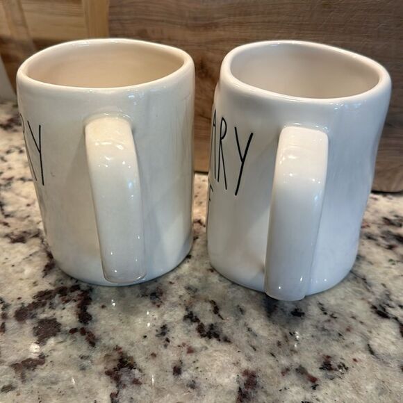 Rae Dunn Military Graphic Mugs (2) - Picture 2 of 5